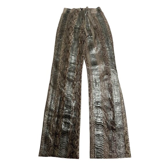 Ralph Lauren Pants - Ralph Lauren Black Label Python Pants in Brown
